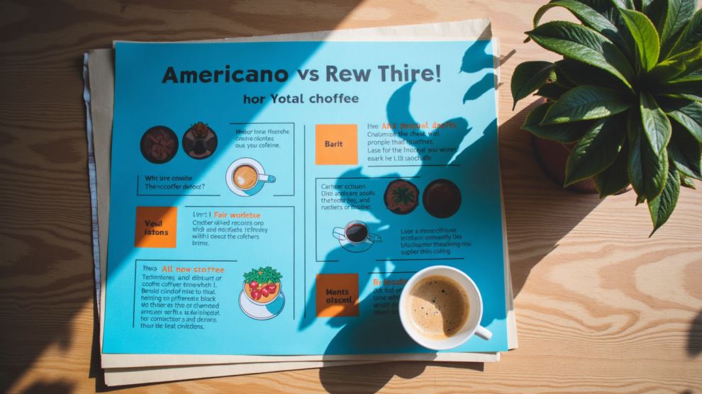 Americano vs Black Coffee