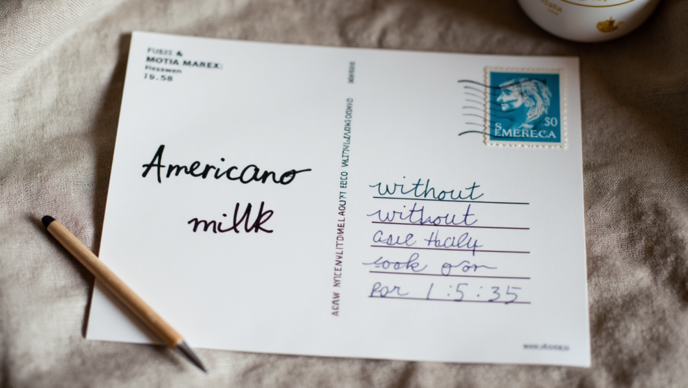 Americano without Milk