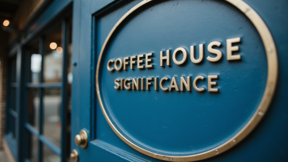 Coffee House Significance