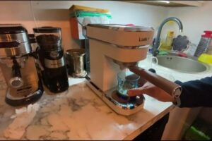 Coffee Machine with Frother and Steamer