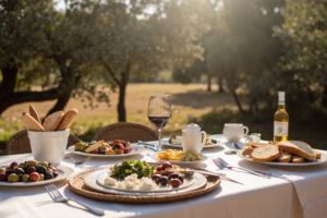 Mediterranean lunch.