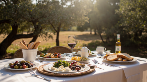 Mediterranean lunch.