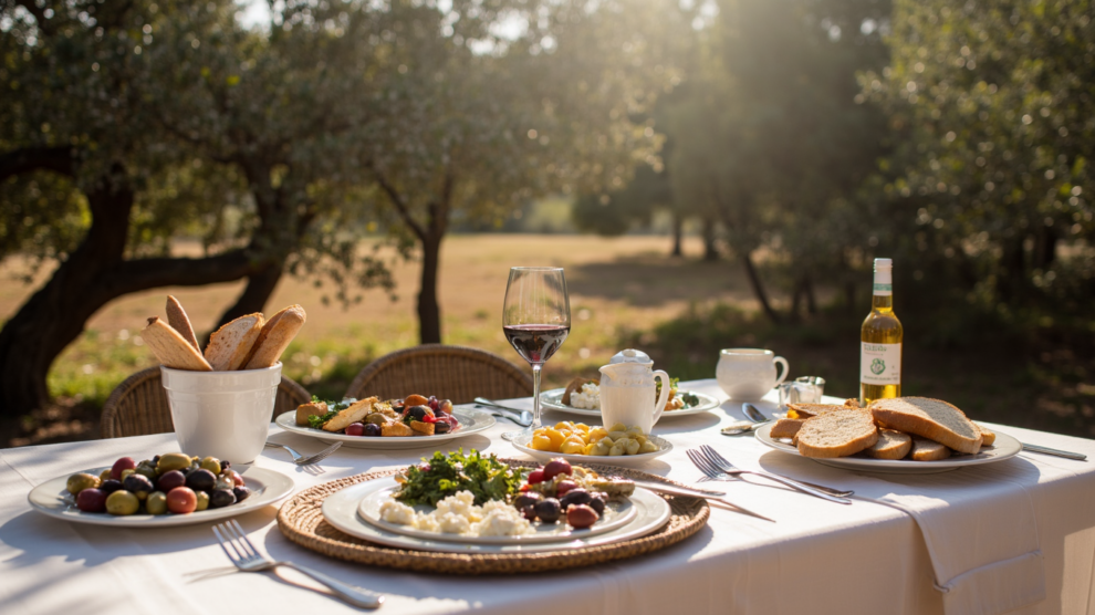 Mediterranean lunch.