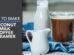 coffee with coconut milk