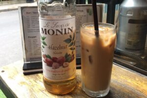iced coffee hazelnut