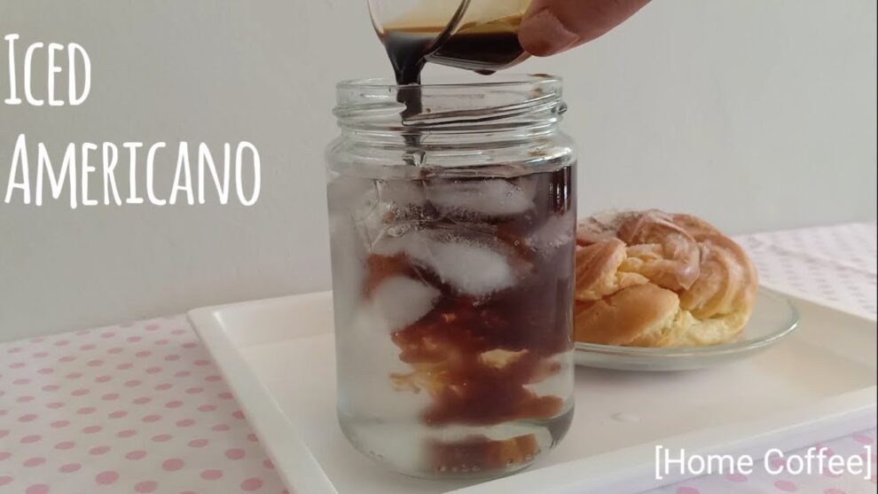 iced coffee homemade