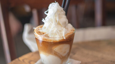 iced coffee with soy