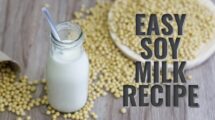 soy milk recipe