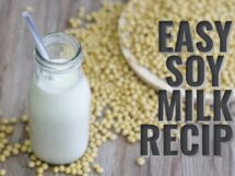 soy milk recipe