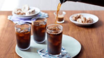 Iced Americano low-sugar coffee