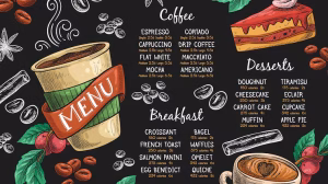 café menu