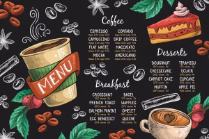 café menu