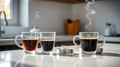 Americano coffee ratio