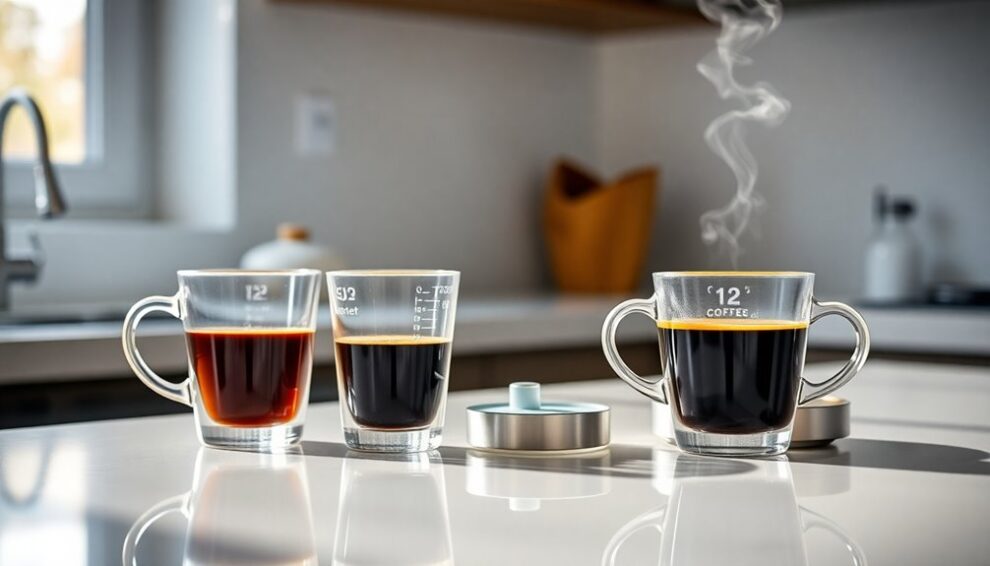 Americano coffee ratio