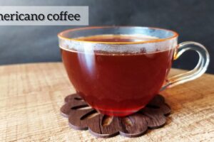 Americano homemade iced espresso