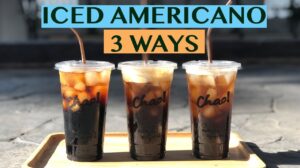 Americano iced coffee