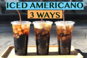 Americano iced coffee