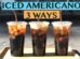 Americano iced coffee