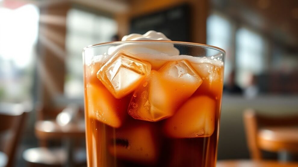 Americano iced coffee