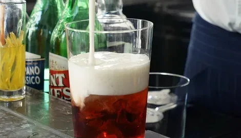 Iced Americano drink