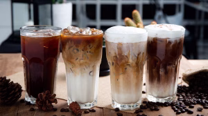 Iced Americano mocha twist