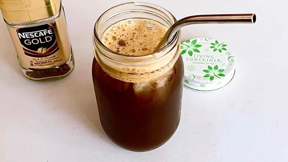 Iced Americano presentation