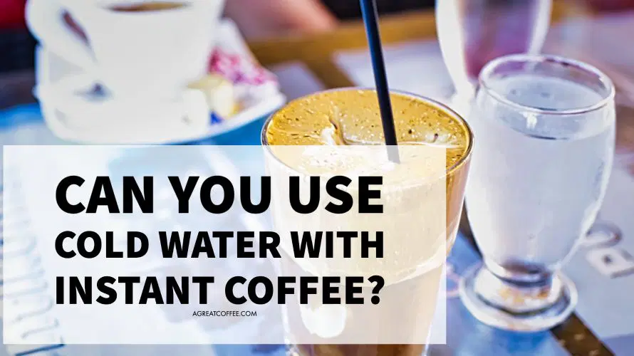 coffee cold water