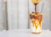cold coffee with syrup