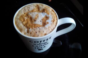 homemade espresso coffee