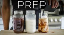 iced coffee preparation