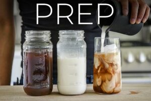 iced coffee preparation