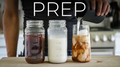 iced coffee preparation