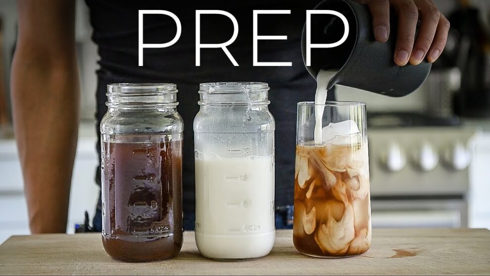 iced coffee preparation