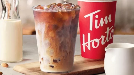 iced coffee with soy milk
