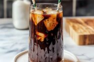Iced Americano iced coffee drink