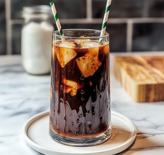 Iced Americano iced coffee drink