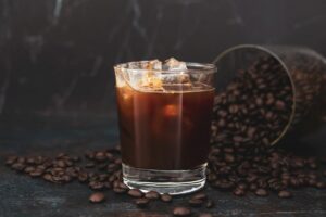 Iced Americano vanilla twist