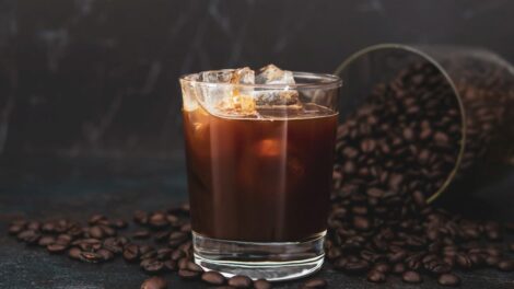 Iced Americano vanilla twist