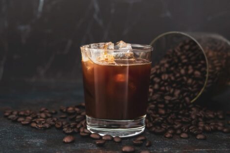 Iced Americano vanilla twist
