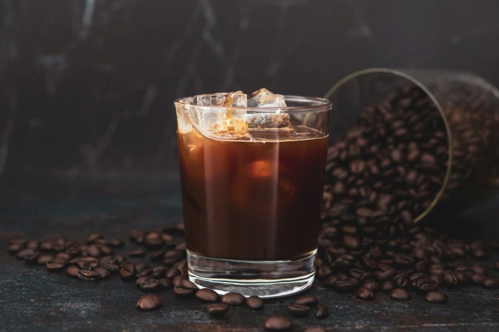 Iced Americano vanilla twist