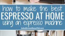 espresso machine recipe