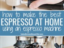 espresso machine recipe