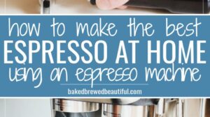 espresso machine recipe