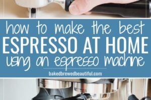 espresso machine recipe