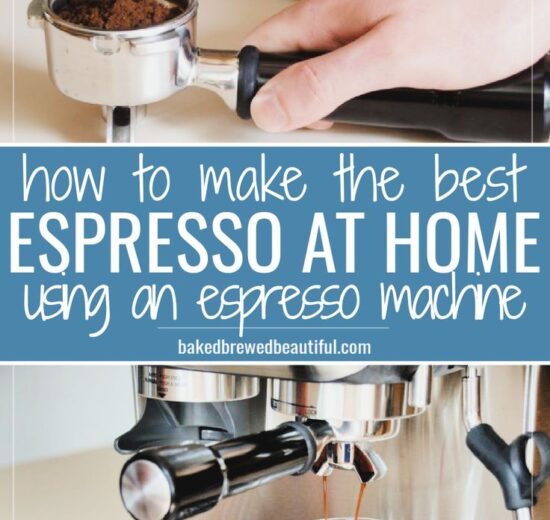 espresso machine recipe