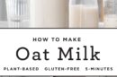 oat milk recipe