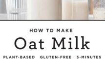 oat milk recipe