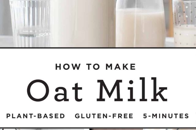 oat milk recipe